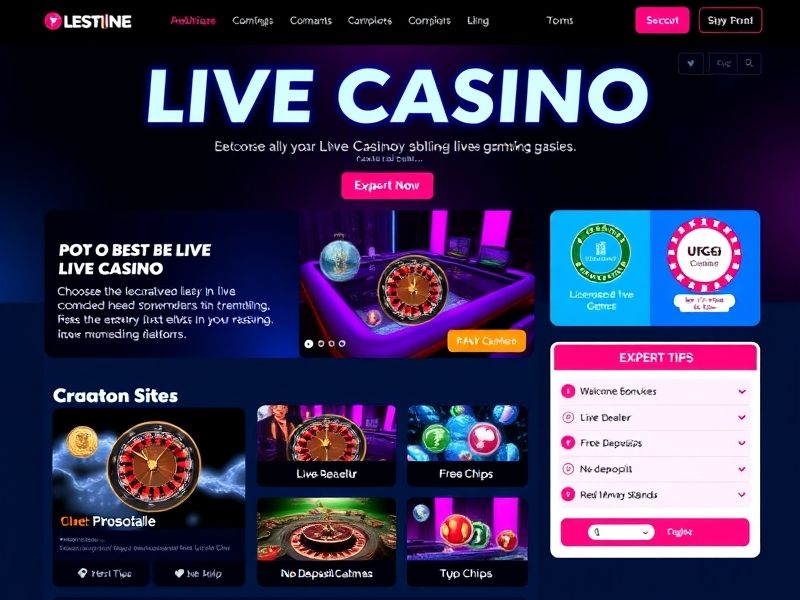 Discover expert reviews, guides, and the latest promotions for top live casino sites. Compare live dealer platforms, explore game variety, and find the safest real money live casinos in 2024.
